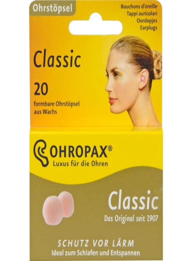 OHROPAX Classic Ear Plugs Pack of 20 - Image 1